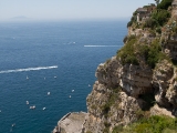 Amalfi-kusten, Italien. Vackert och rolig kÃ¶rning