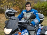 Roberto på motorcykeln