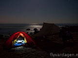 Camping vid havet